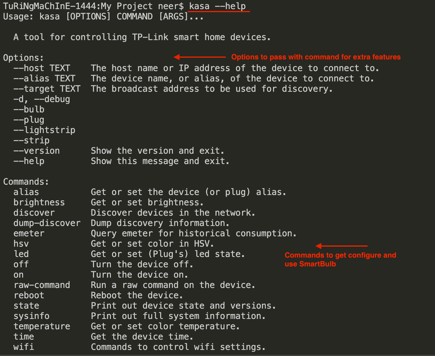 IP Address of the light bulb after connected to local WiFi