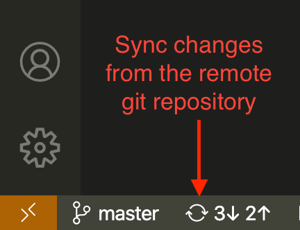 Synchronize with your remote