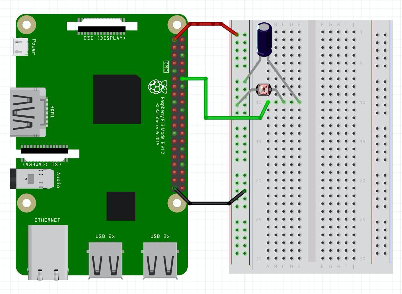 LDR / Raspberry Pi wiring